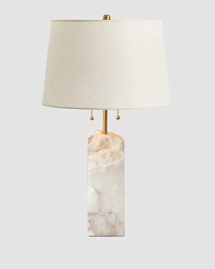 Raw Alabaster Table Lamp