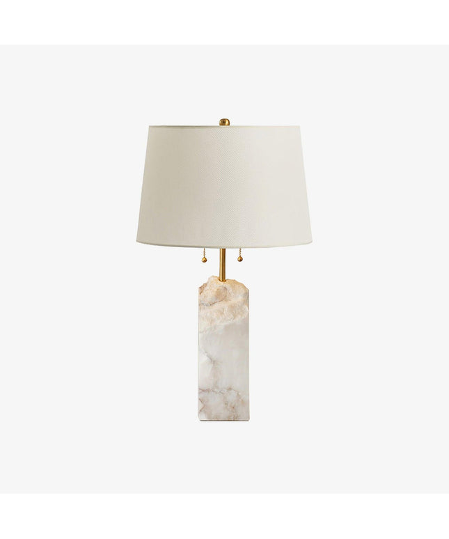 Raw Alabaster Table Lamp